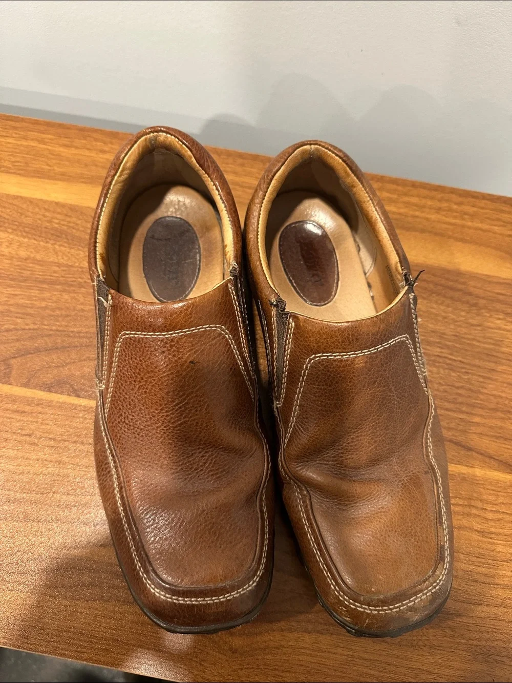 Men's Brown Slip-On Leather Casual Shoe